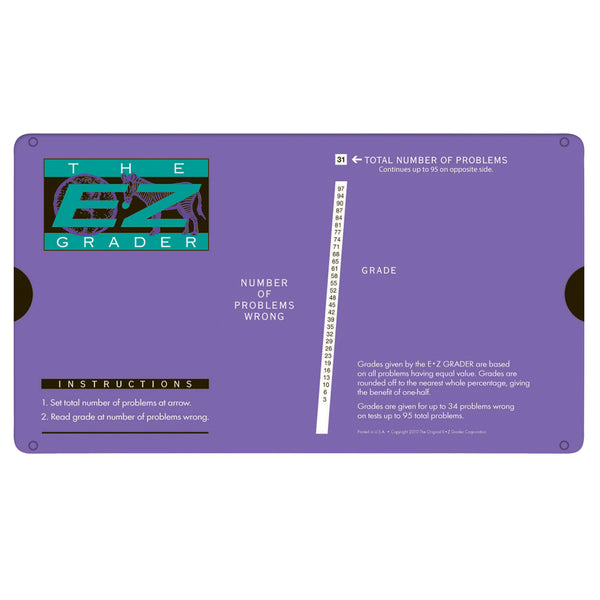 E-Z Grader, Purple, Pack of 3