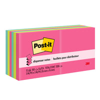 Dispenser Pop-up Notes, Poptimistic Collection, 100 Sheets/Pad, 12 Pads