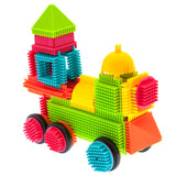 Bristle Lock Tiles Building Blocks, 120-Piece