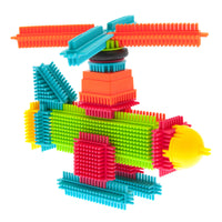 Bristle Lock Tiles Building Blocks, 120-Piece