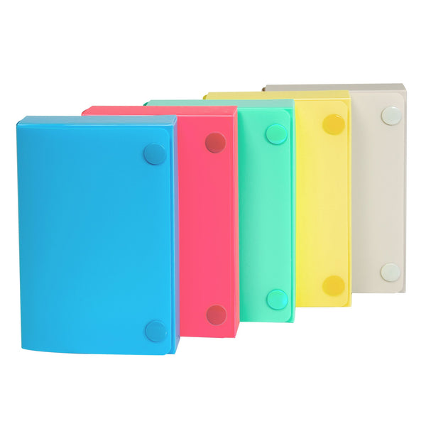 Index Card Case, 3" x 5", Assorted, Pack of 24