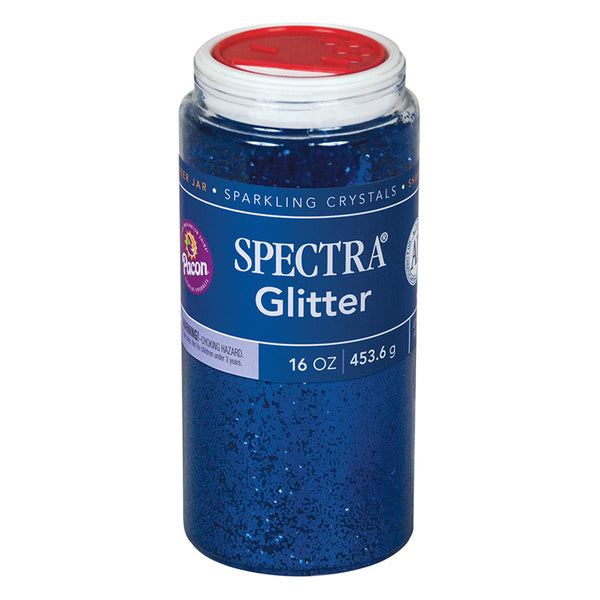Glitter, Blue, 1 lb. Per Jar, 2 Jars