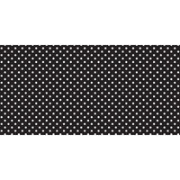 Bulletin Board Art Paper, Classic Dots-Black & White, 48" x 50', 1 Roll