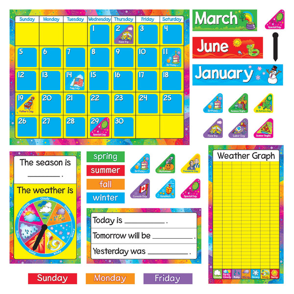 Year Around Calendar Bulletin Board Set, 2 Sets