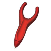 Ergo-Sof Retractable Ballpoint Pen, Red, Black Ink, Pack of 6