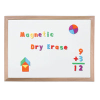 Wood Framed Magnetic Dry Erase Board, 18" x 24"