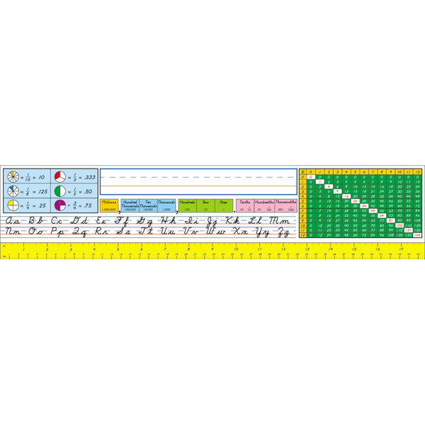 Desk Reference Nameplates, Modern Cursive, 36 Per Pack, 3 Packs