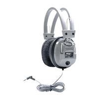 6 Person Listening Center with Bluetooth® CD-Cassette-FM Boombox and Deluxe Over-Ear Headphones