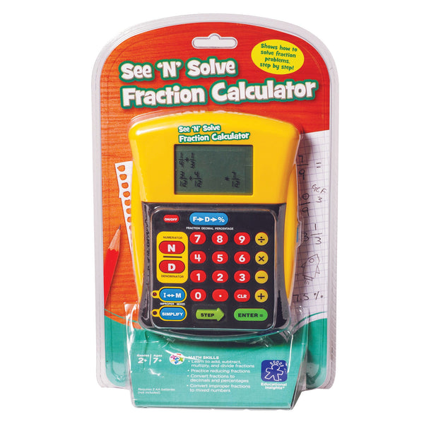 See 'N' Solve Fraction Calculator