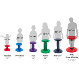 Pre-Teen Wobble Chair 18.7" Dark Blue