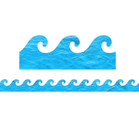 Ocean Waves Border, 36 Feet Per Pack, 6 Packs