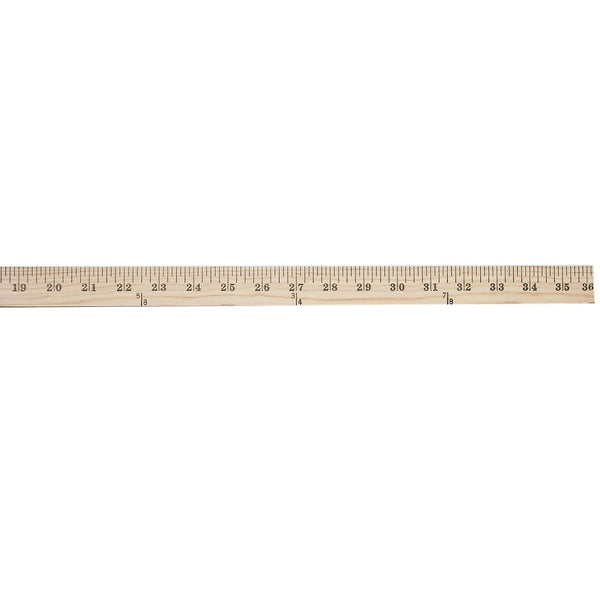 Wood Yardstick, Pack of 6