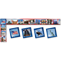 All Around the Board Trimmer, Historical America, 43 Feet Per Pack, 6 Packs