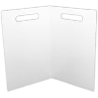 Folding Magnetic Whiteboard, White, Pack of 3