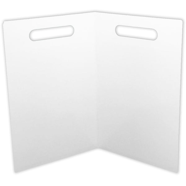 Folding Magnetic Whiteboard, White, Pack of 3