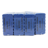 Magnetic Whiteboard Eraser, 4" x 2", Blue, Pack of 24