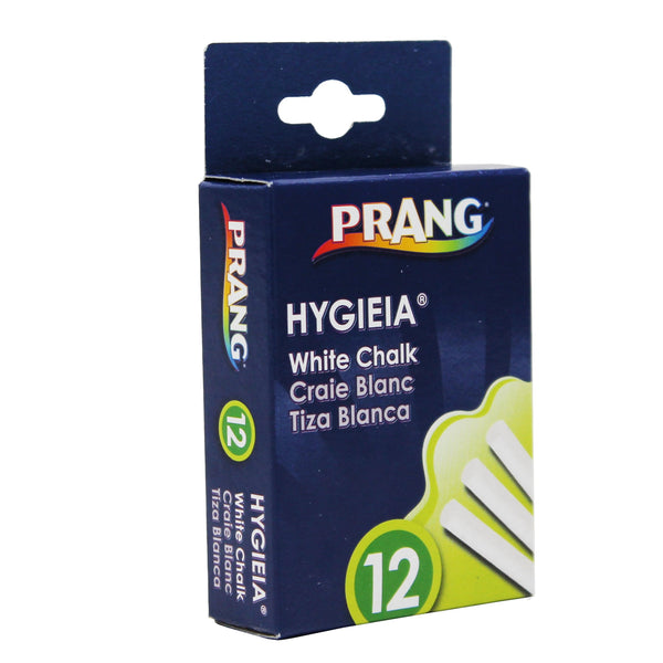 Hygieia® Dustless Board Chalk, White, 12 Per Pack, 36 Packs