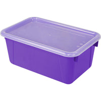 Small Cubby Bin, with Cover, Classroom Purple, Pack of 2