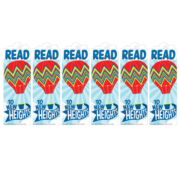 Hot Air Balloon New Heights Bookmarks, 36 Per Pack, 6 Packs