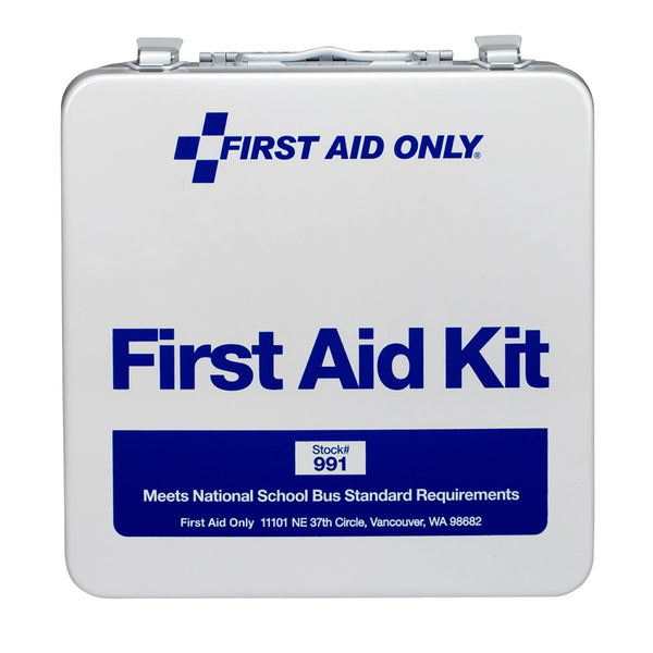 50 Person Unitized Metal Bus First Aid Kit