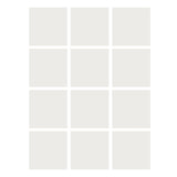 Dry Erase Stickables with Dry Erase Marker, White, 3" x 3", 12 Per Pack, 4 Packs