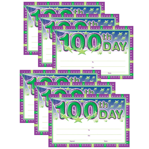 100th Day Anytime Awards, 36 Per Pack, 6 Packs