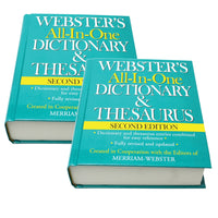 (2 Ea) Websters Diction & Thesaurus