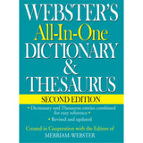 (2 Ea) Websters Diction & Thesaurus