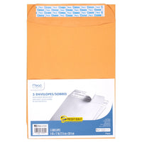 Press-It Seal-It® Envelopes, 9" x 12", 5 Per Box, 12 Boxes