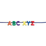 Plastic Lacing Uppercase Alphabet, 260 Letters, 15 Laces