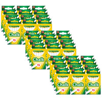 White Chalk Sticks, 12 Sticks Per Box, 36 Boxes