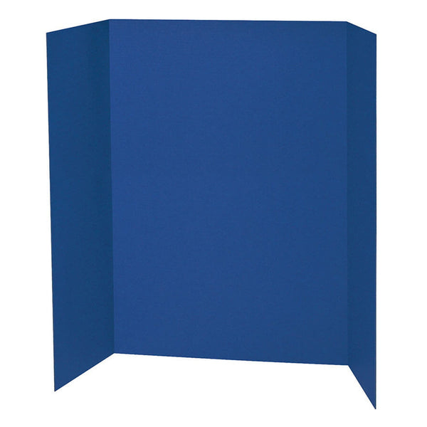 Presentation Board, Blue, Single Wall, 48" x 36", Pack of 6