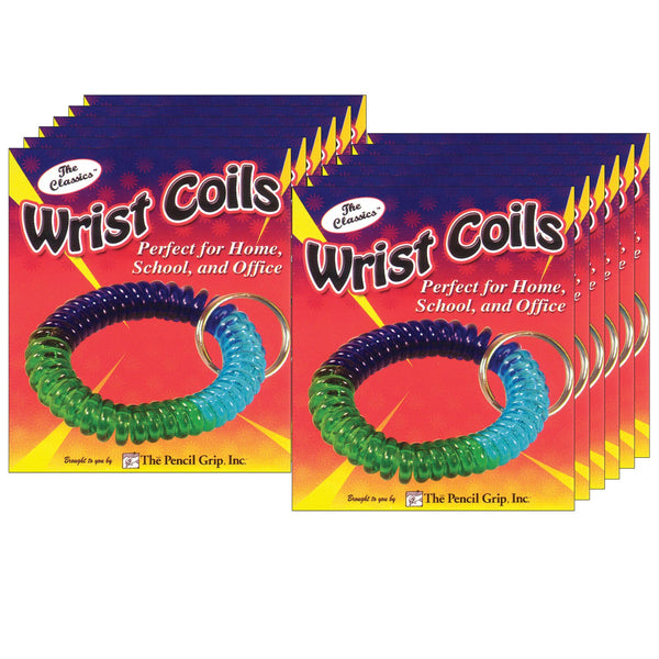 Wrist Coil, Tricolor, Pack of 12