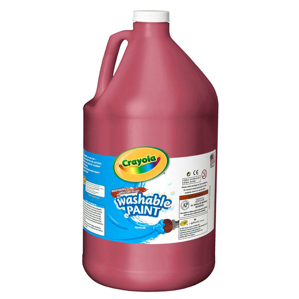 Washable Paint, Red, Gallon