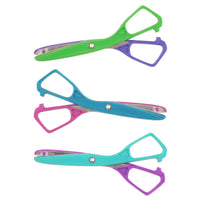 Economy Plastic Safety Scissor, 5-1-2" Blunt, Colors Vary, Pack of 24