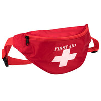 First Aid Kit Fanny Pack, Fabric Case, 49 Pieces