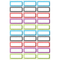 Die-Cut Magnetic Foam Color Chevron Labels-Nameplates, 30 Per Pack, 3 Packs