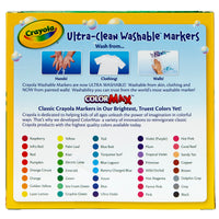 Washable Markers, Broad Line, Assorted Colors, Pack of 40