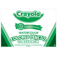 Watercolor Pencils Classpack, 12 Colors, 240 Count