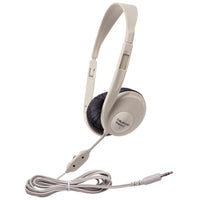 Multimedia Stereo Headphone, Beige, with Volume Control