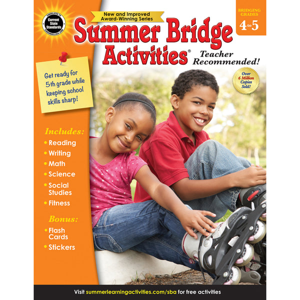 Summer Bridge Activities® Workbook, Grade 4-5, Paperback