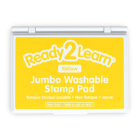 Jumbo Washable Stamp Pad - Yellow - 6.2"L x 4.1"W - Pack of 2