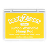 Jumbo Washable Stamp Pad - Yellow - 6.2"L x 4.1"W - Pack of 2