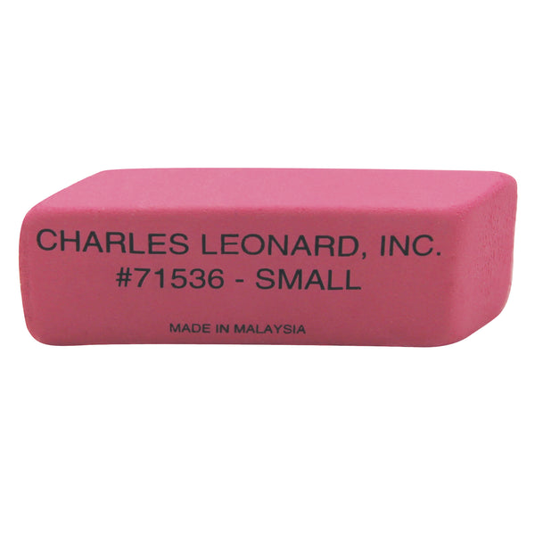 Small Natural Rubber Pink Wedge Eraser, 36 Per Pack, 2 Packs