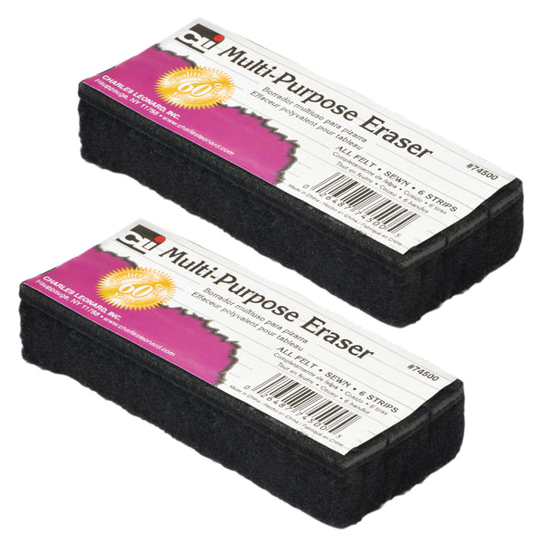 (2 Pk) Multipurpose Eraser 12pk 5in