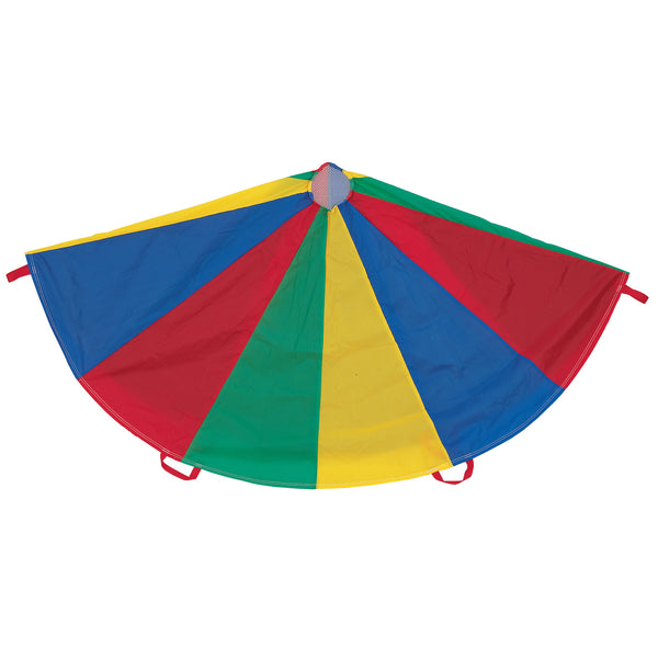 Multi-Colored Parachute, 12' Diameter, 12 Handles