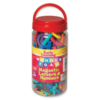 Magnetic Letters, Numbers & Symbols, Assorted Colors & Sizes, 130 Pieces