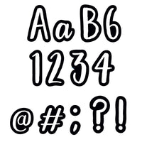 Bold & Bright Classroom Café 4" Designer Letters, 212 Per Pack, 3 Packs