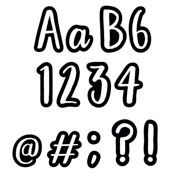 Bold & Bright Classroom Café 4" Designer Letters, 212 Per Pack, 3 Packs