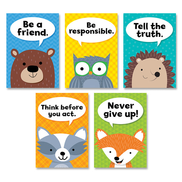 Woodland Friends Character Traits Inspire U™ 5-Poster Pack